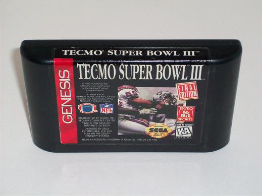 Tecmo Super Bowl III: Final Edition - Genesis Game